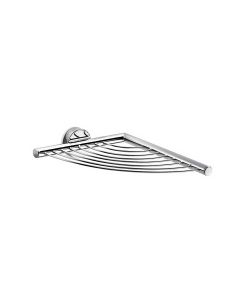 Gealuna A1031A Wall Mounted Corner Shower Shelf, Polished Chrome, 7.9"