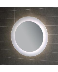 Geometrie L45620 Round LED Lighted Bathroom Wall Mirror, 27.6"
