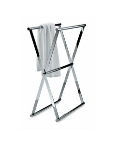 Harmony 204 Freestanding Towel Rack in Polished Chrome