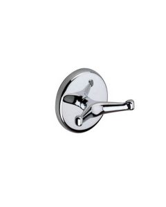 Hotellerie A04210 Double Bathroom Towel Hook in Polished Chrome