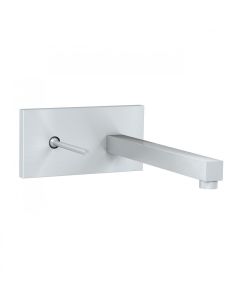 Hydrus 02H Wall Mounted Bathroom Faucet in Stainless Steel