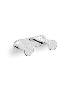 Ice WSBC 29007 Double Bathroom Towel Hook in Polished Chrome