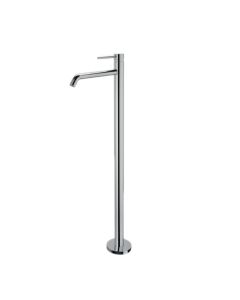 LIG 031 Single Hole Floor-standing Bathroom Faucet in Polished Chrome