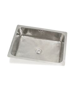 Lisa 5035 Rectangular Metal Undermount Bar or Kitchen Sink, 19.7"