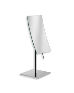 Mevedo 5594 Rectangular Freestanding Magnifying Makeup Mirror in Polished Chrome, 3x Magnification