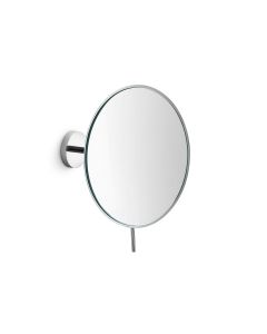 Mevedo 55963 Round Wall Mounted Fixed Arm Magnifying Makeup Mirror in Polished Chrome