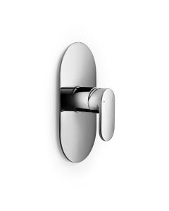 Muci 54241 Single Lever Bath Mixer in Polished Chrome, Includes Rough-in Valve