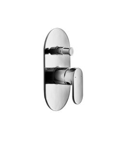 Muci 54242 Single Lever Bath Mixer in Polished Chrome, Includes Rough-in Valve