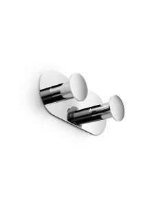 Napie 53082 Double Bathroom Towel Hook in Polished Chrome