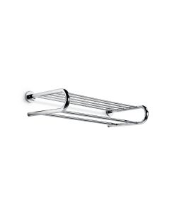 Napie 53151 Towel Rack with Integrated Towel Bar in Polished Chrome, 27.6"