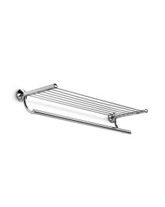 Noanta 53280.29 Towel Rack with Integrated Towel Bar in Polished Chrome, 25.8"