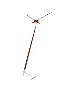Pisa Table Clock, Walnut Wood