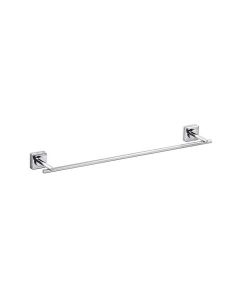 Quadro A1618B Modern Towel Bar in Polished Chrome, 19.3"