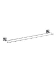 Quadro A1619C Double Towel Bar in Polished Chrome, 25.2"