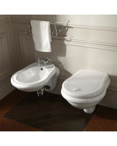 WS Bath Collections Retro 1025 Wall Mounted Ceramic Bidet