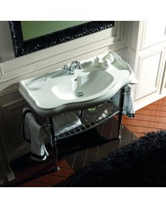 Retro 1050+7300 Console Bathroom Vanity, Includes Integrated Ceramic Sink, 39.4"