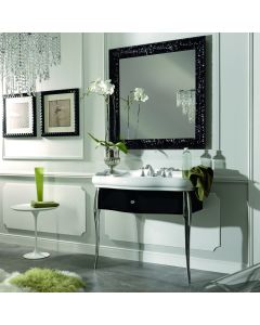 Retro 1050+7363K3 Console Bathroom Vanity, Includes Integrated Ceramic Sink, 39.4"