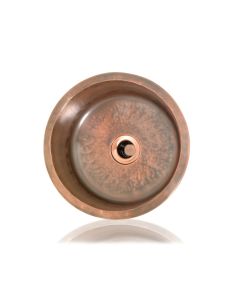 WSBC 962.30 Small Round Metal Undermount Bar Sink, 11.8"