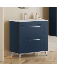 Rose C80F Freestanding Bathroom Vanity, Includes Integrated Ceramic Sink, 32.0"