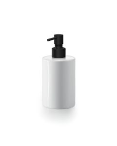 Saon 4024 Freestanding Ceramic Soap Dispenser, Matte Black Pump