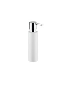 Shot 3334 Freestanding Ceramic Soap Dispenser, Polished Chrome Pump