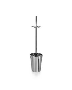 Skoati 5011 Freestanding Toilet Brush Holder in Polished Stainless Steel