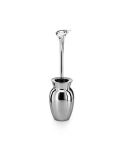 Skoati 5015 Freestanding Toilet Brush Holder in Polished Stainless Steel