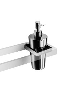 Skuara 52804 Freestanding Soap Dispenser in Polished Stainless Steel