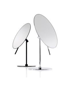 Smile 710 Round Freestanding Magnifying Makeup Mirror, 5x Magnification