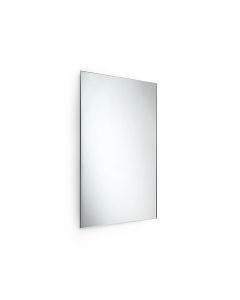 Speci 5631 Rectangular Bathroom Wall Mirror, Stainless Steel Frame, 19.7" x 27.6"