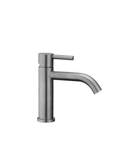 Steel 071 Single Hole Bathroom Faucet in Stainless Steel