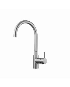 Steel2 180 Single Hole Bathroom Faucet in Stainless Steel