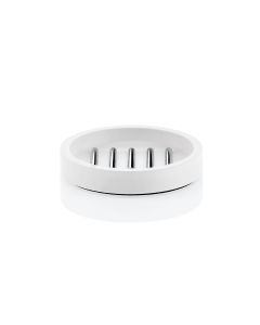 Stone STS Freestanding Soap Dish in Matte White
