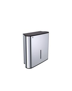 System 3549.001.00 Paper Towel Dispenser in Polished Chrome, with Lock