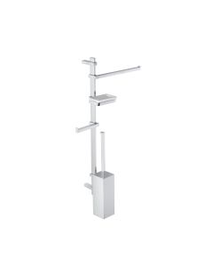 Techna 2912 Wall Mounted Bathroom Accessory Stand in Polished Chrome