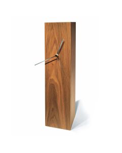 Totem 50 Table Clock, Walnut Wood