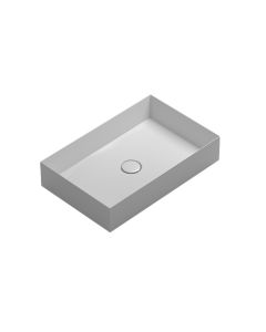 Track 60.38 Rectangular Ceramic Vessel Bathroom Sink, 23.6"