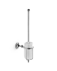 Venessia 52906 Classical Wall Mounted Ceramic Toilet Brush Holder with Holder