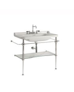 Waldorf 4141+9197 Classical Console Bathroom Sink, 31.5"