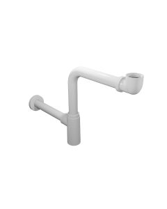 WS Bath Collections WSBC 53921.26 Space-Saving Trap in Gloss White