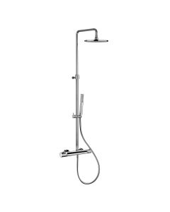 ZCOL 638 Shower System in Polished Chrome, Includes Shower Head, Hand Shower, Slide Bar, and Rough-in Valve