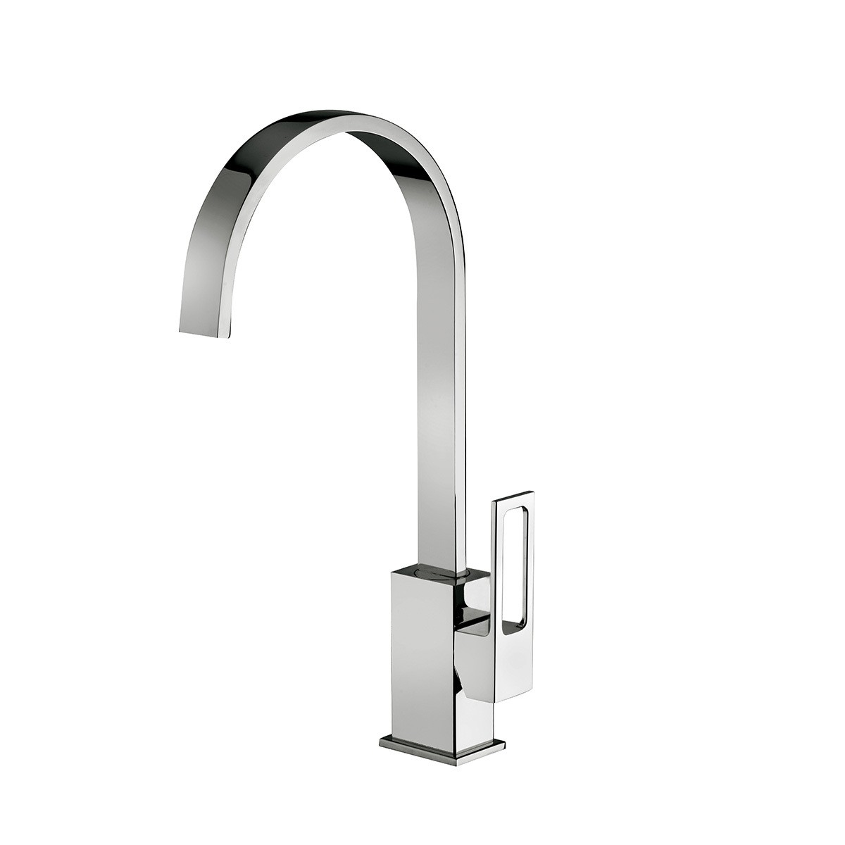 WS Bath Collections Effe Kitchen Faucet With Swiveling Spout In