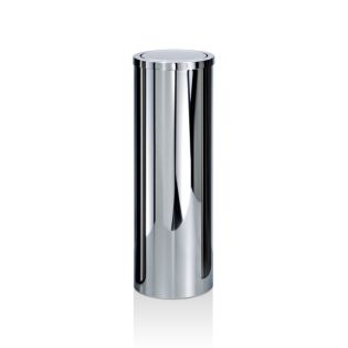 DW 1024 Bathroom Wastebasket in Polished Stainless Steel