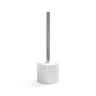 DW 5100 Freestanding Toilet Brush Holder in Polished Chrome, Ceramic Holder