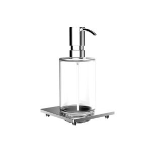 Liaison 1821.001.05 Soap Dispenser for Towel Bar in Clear Crystal Glass