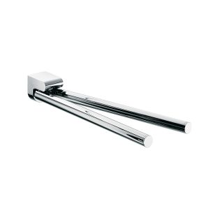 Mundo 3350.001 Double Swivel Towel Bar in Polished Chrome