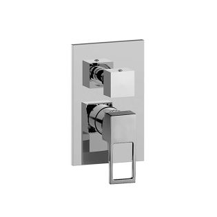 Concealed Three Outlet Shower Faucet in Polished Chrome, Includes Rough-in Valve and Trim