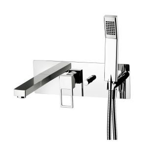 Effe EF 001 Shower System in Polished Chrome, Includes Hand Shower and Rough-in Valve