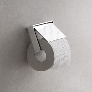 Liaison 1800.001.00 Toilet Paper Holder with Cover in Polished Chrome