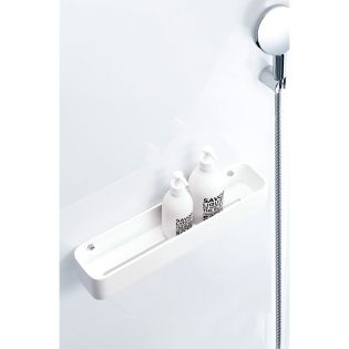 Stone DCT45 Shower Basket in Matte White